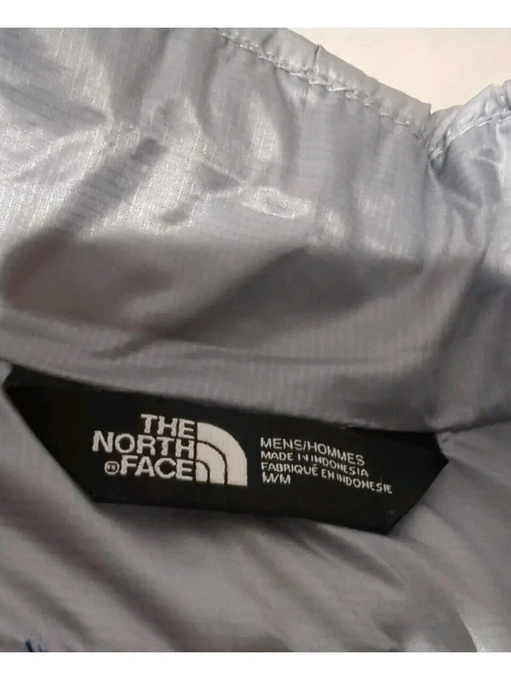THE NORTH FACE VEST MEN'S THERMOBALL TREKKER QUILTED JACKET SILVER MEDIUM WINTER